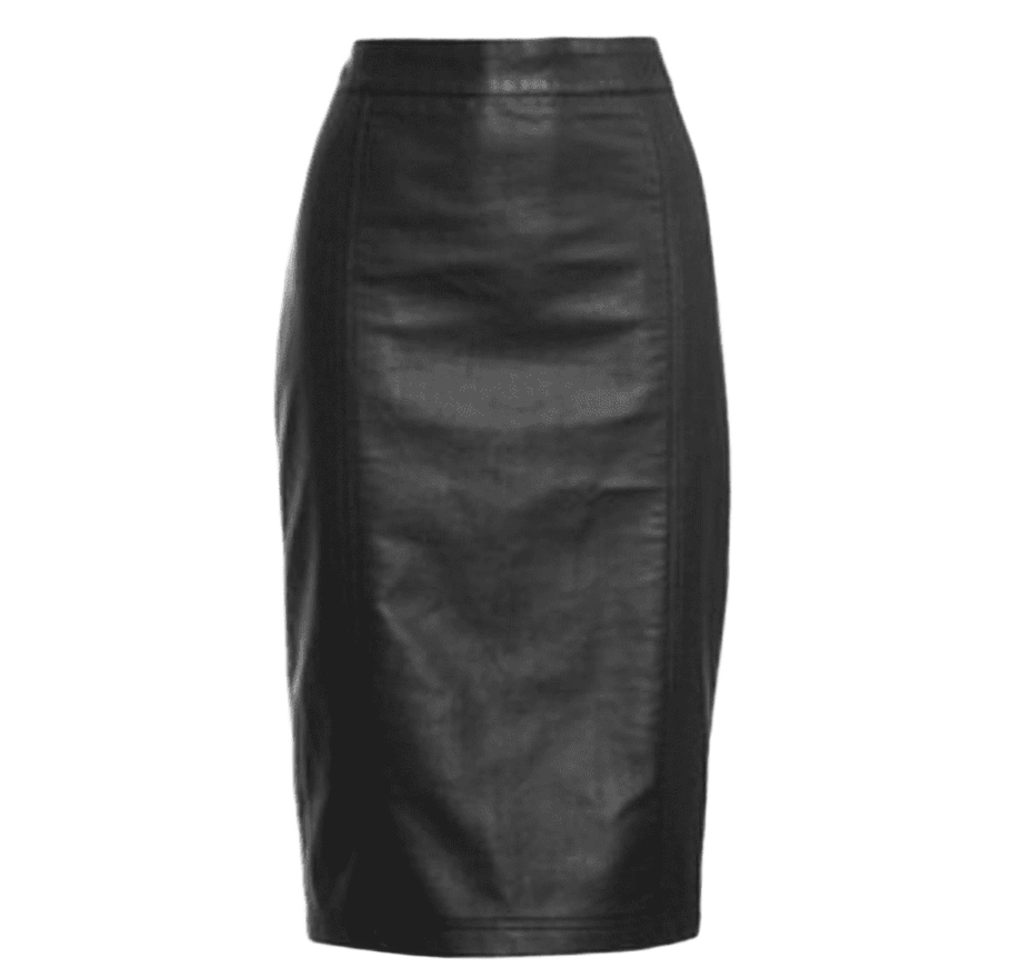 Skirt leather
